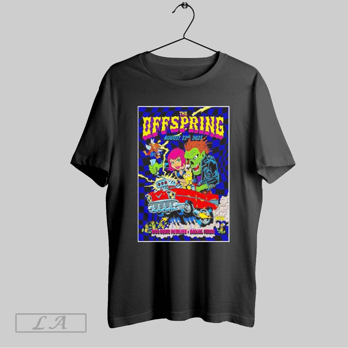 Original The Offspring August 22 2025 Dallas Texas Poster