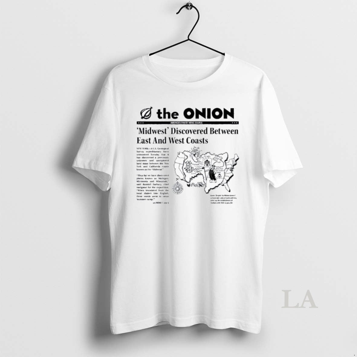 Original The Onion Midwest Discovered Between East And West Coasts - clothing by TeeHivey.com