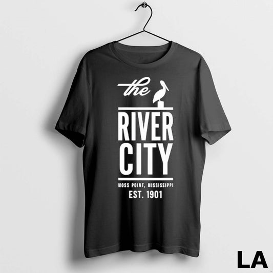 Original The River City Moss Point Mississippi Est 1901 Ladies