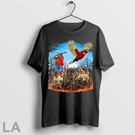Original The Final Flush Hunter Skeleton T Shirt