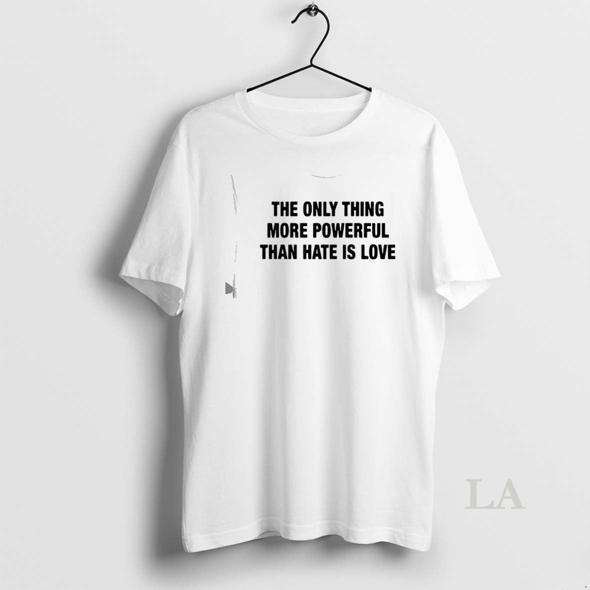 Original The Only Thing More Powerful Than Hate Is Love Classic - clothing by TeeHivey.com