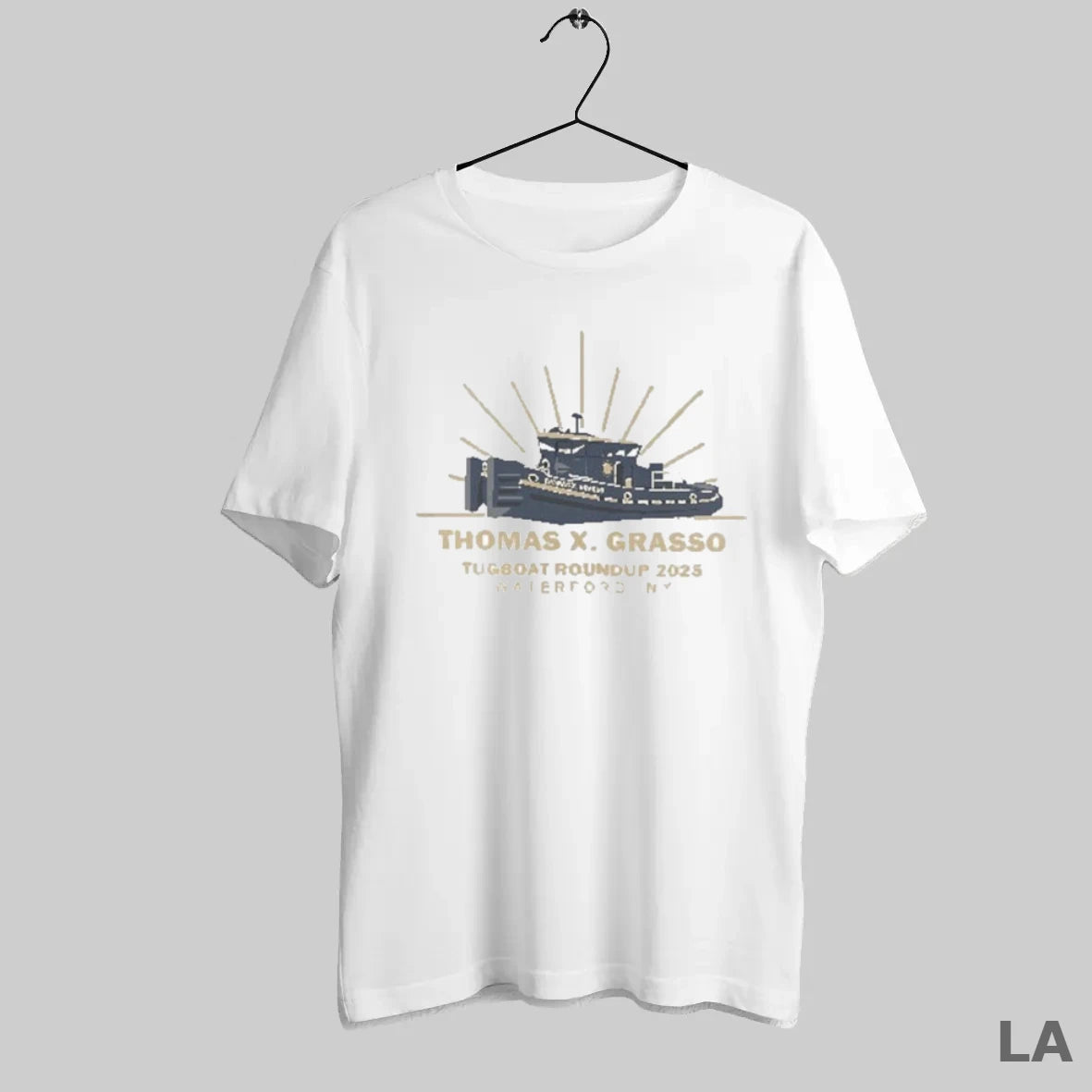 Original Thomas X Grasso Tugboat Roundup 2025 Waterford Ny - clothing by TeeHivey.com