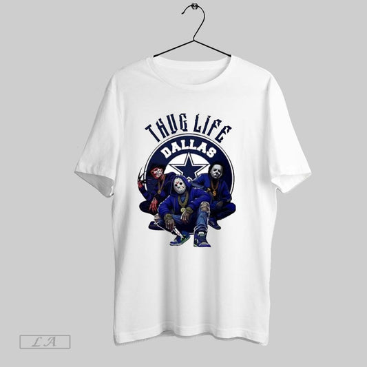 Original Thug Life Dallas Freddy Jason Michael Myers Halloween Football - clothing by TeeHivey.com