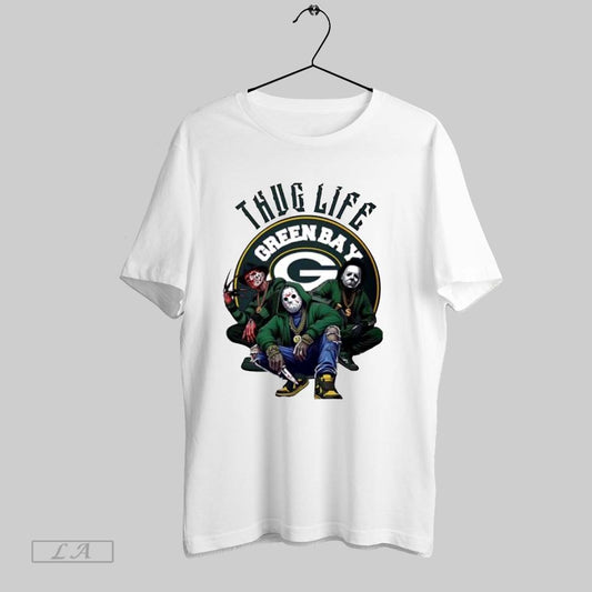Original Thug Life Green Bay Freddy Jason Michael Myers Halloween Packers - clothing by TeeHivey.com