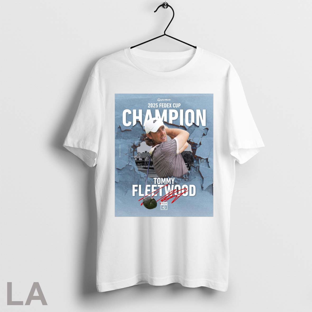 Original Tommy Fleetwood Pga Tour Winner 2025 Fedex Cup Champion Signature Poster
