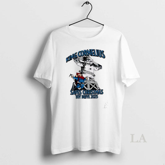 Original Top King Cornelius Saves Christmas Toy Drive 2025 - clothing by TeeHivey.com