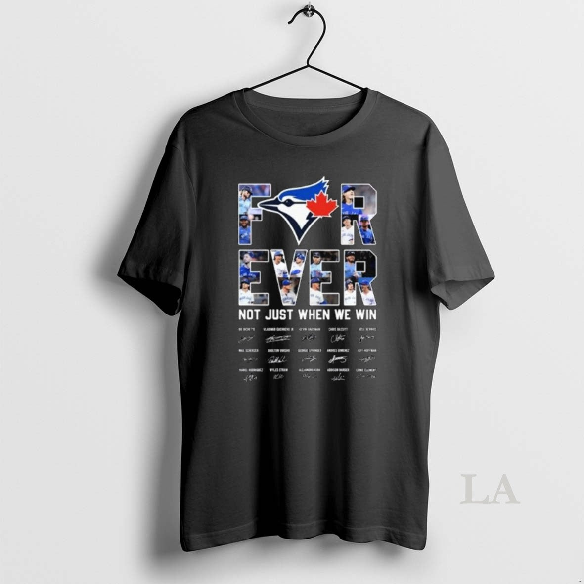Original Toronto Blue Jays Forever Not Just When We Win Signatures 2025 Long Sleve - clothing by TeeHivey.com