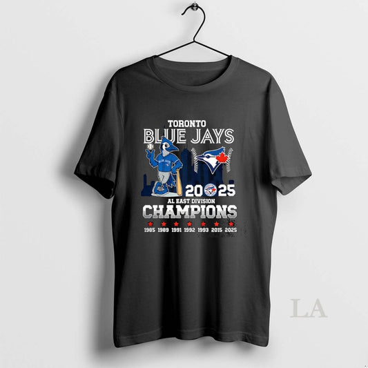 Original Toronto Blue Jays Baseball Al East Division Champions 2025 Mascot - clothing by TeeHivey.com