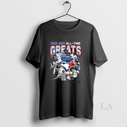 Original Toronto Blue Jays Baseball All Tiem Greats Player Signature - clothing by TeeHivey.com