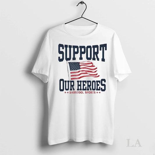 Original Tunnel To Towers Foundation Support Our Heroes Barstool Sports Usa Flag Ladies