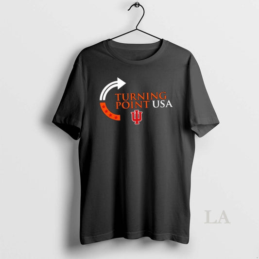 Original Turning Point Usa Charlie Kirk X Indiana University Bloomington 2 Sided - clothing by TeeHivey.com