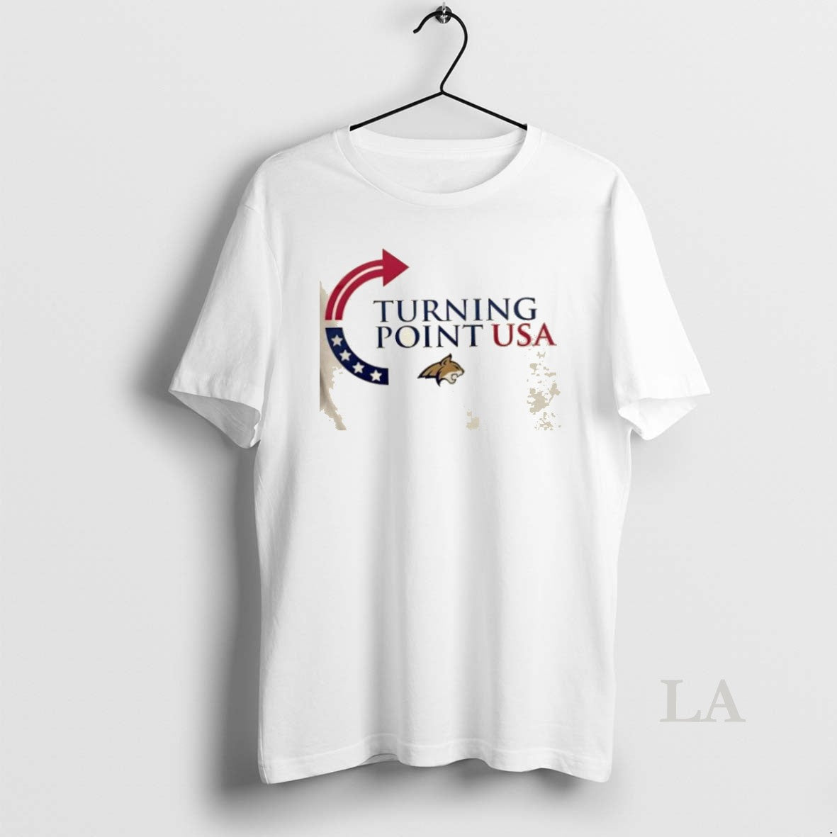 Original Turning Point Usa Charlie Kirk X Montana State Logo 2 Sided - clothing by TeeHivey.com