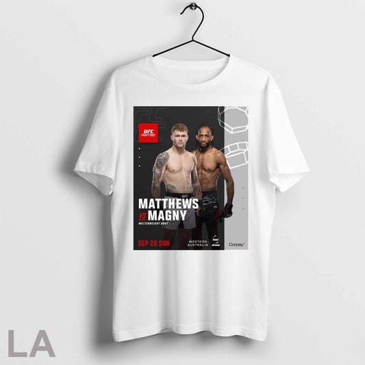 Original Ufc Fight Night Matthews Vs Magny Welterweight Bout Sunday September 28 2025 Western Australia