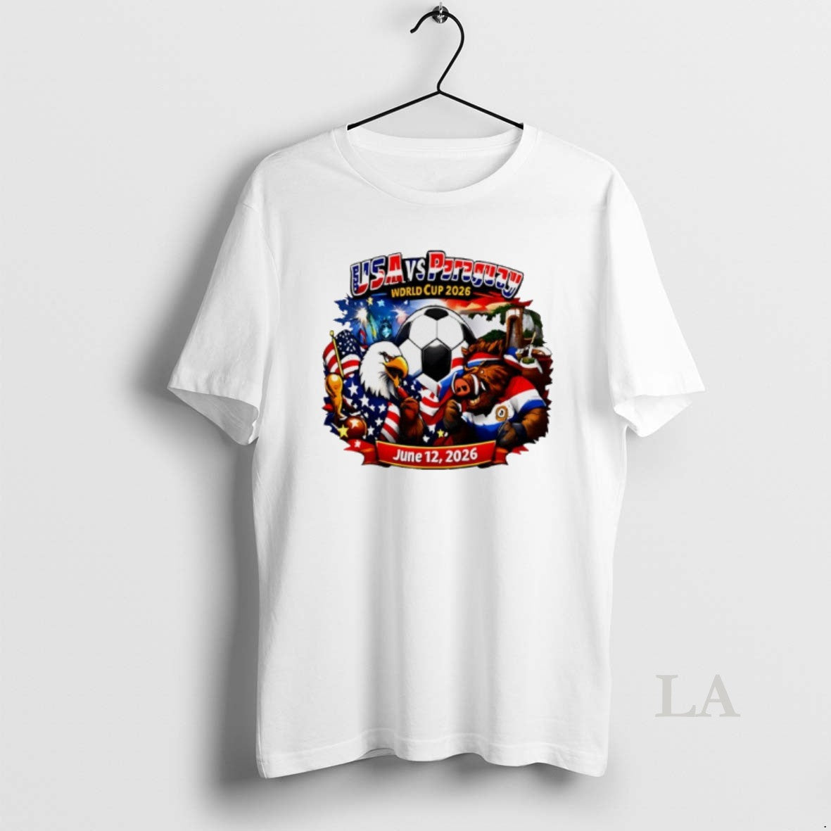 Original Usa Vs Paraguay 2026 World Cup Mascot - clothing by TeeHivey.com