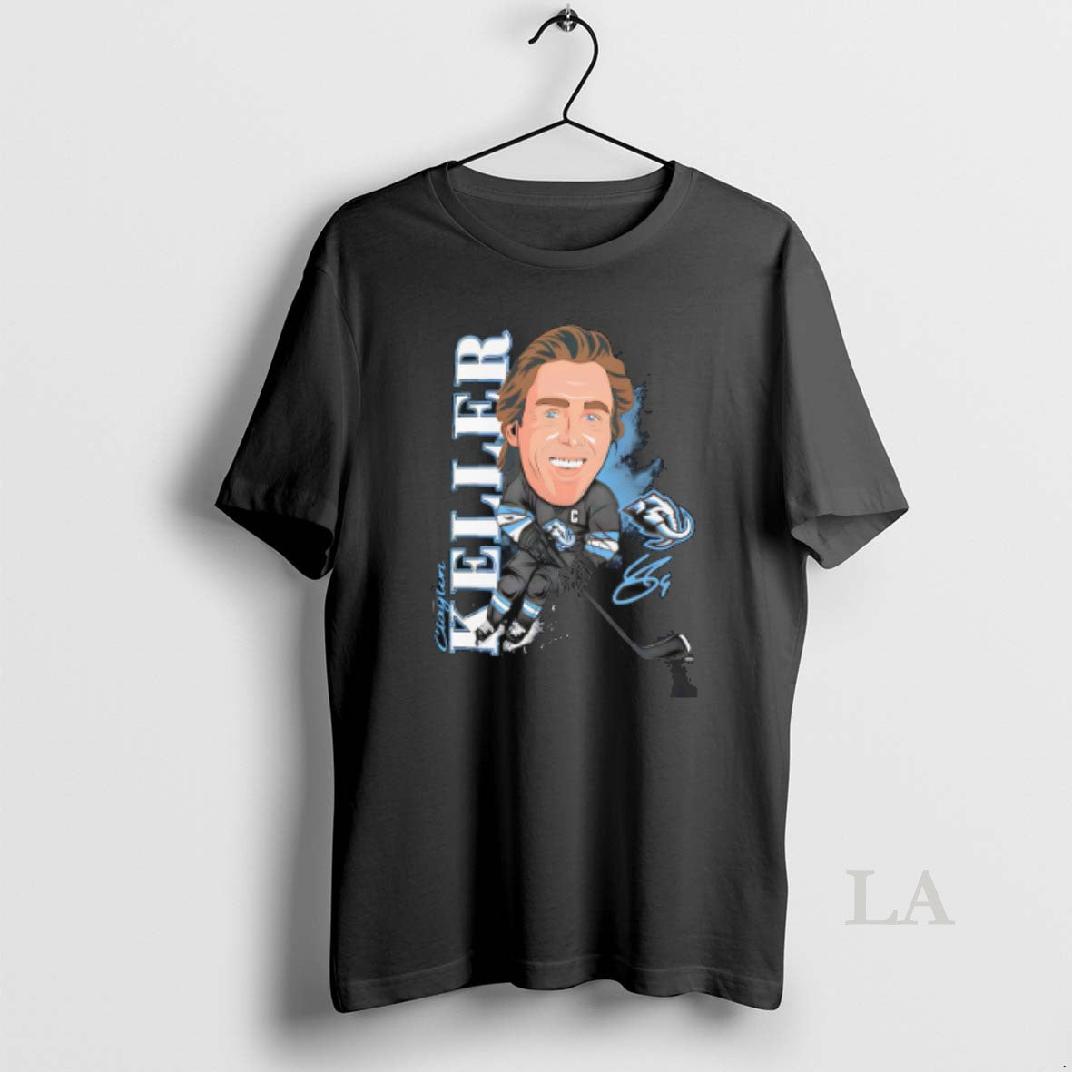 Original Utah Mammoth Clayton Keller Caricature Player Signature - clothing by TeeHivey.com
