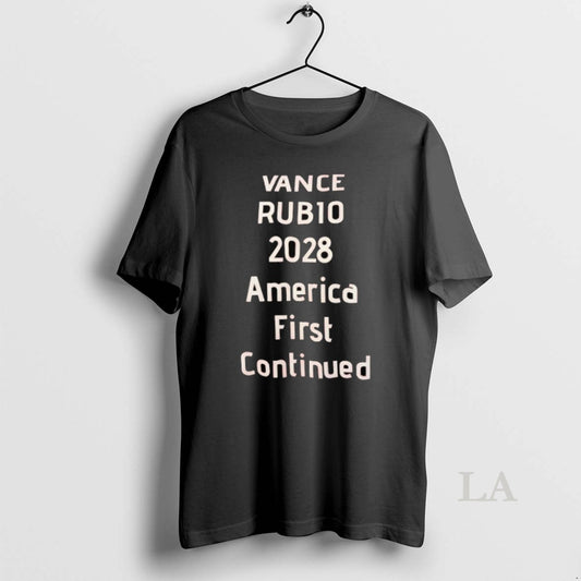 Original Vance Rub10 2018 America First Continued - clothing by TeeHivey.com