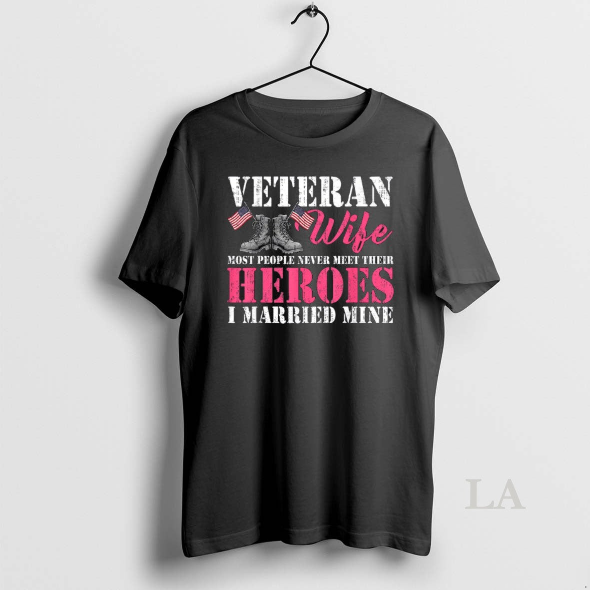 Original Veteran Wife Married Mine Proud Military Husband Veteran Day - clothing by TeeHivey.com