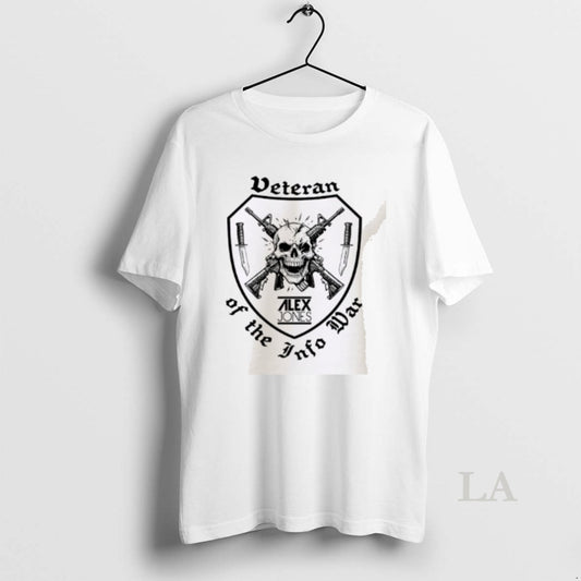 Original Veteran Of The Infowar Skull - clothing by TeeHivey.com