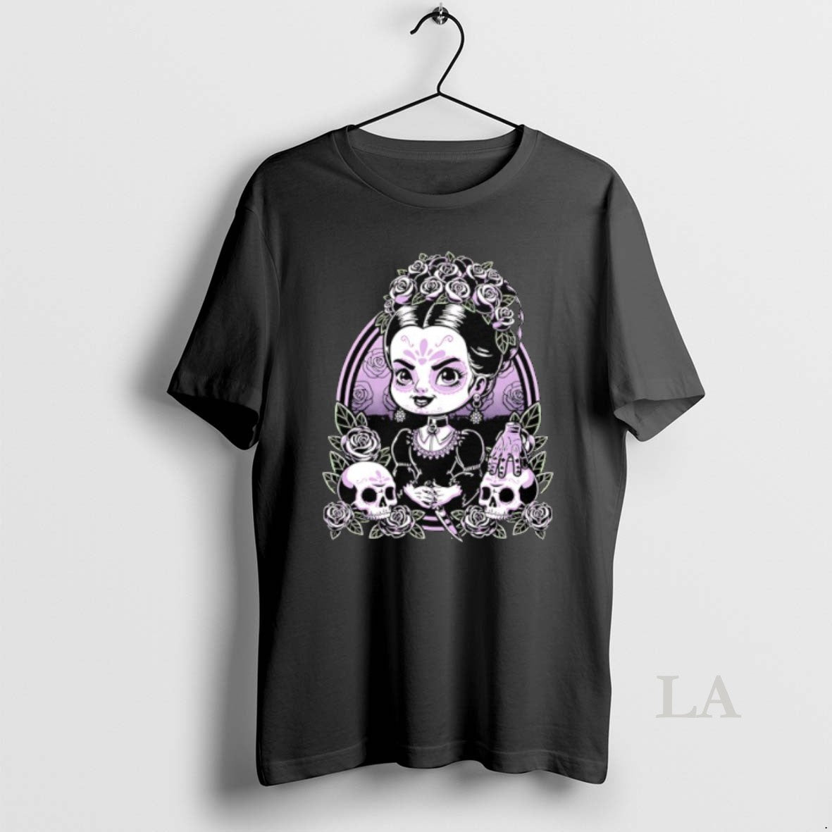 Original Wednesday Addams Gothic Muerte Girl - clothing by TeeHivey.com