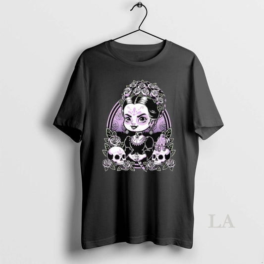 Original Wednesday Addams Gothic Muerte Girl - clothing by TeeHivey.com