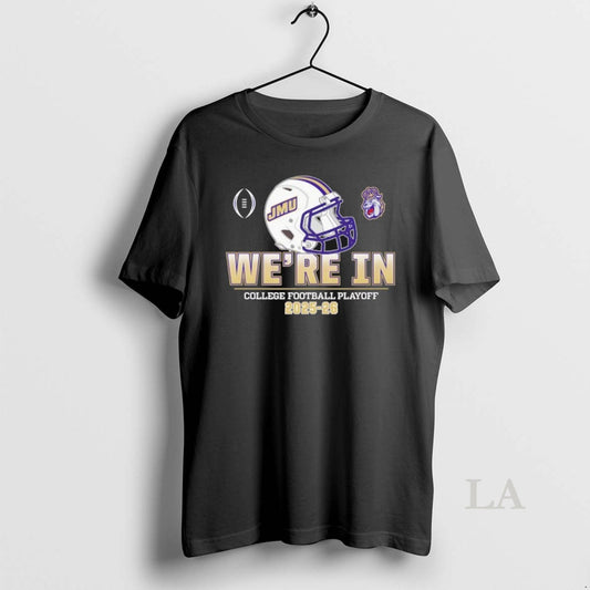 Original Were In College Football Playoff 2025 2026 James Madison Dukes Helmet - clothing by TeeHivey.com