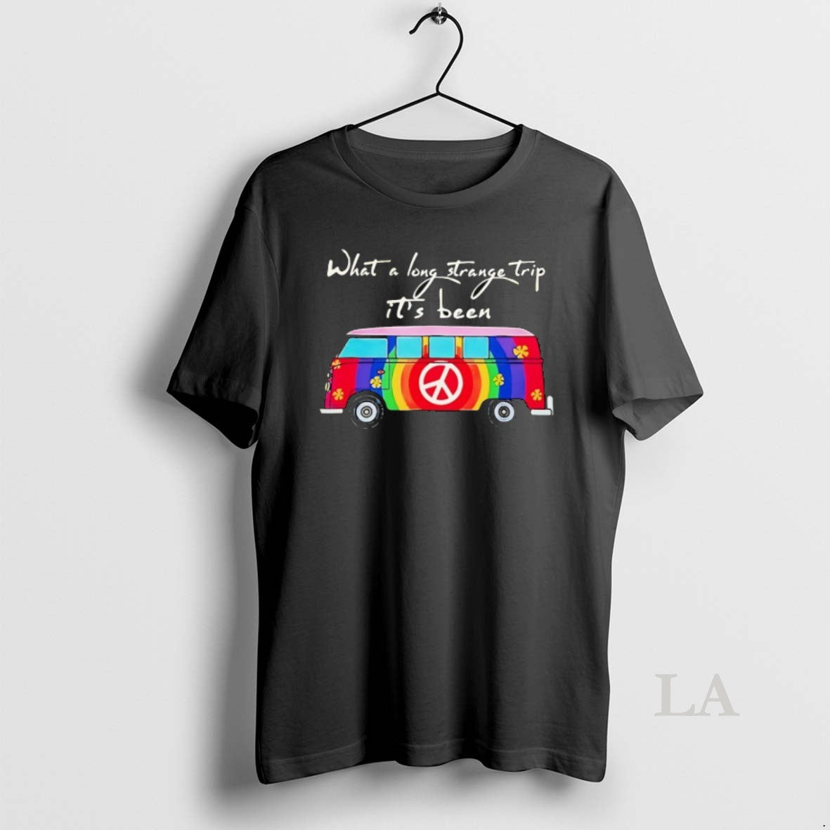 Original What A Long Strange Trip Its Been Peace Bus - clothing by TeeHivey.com