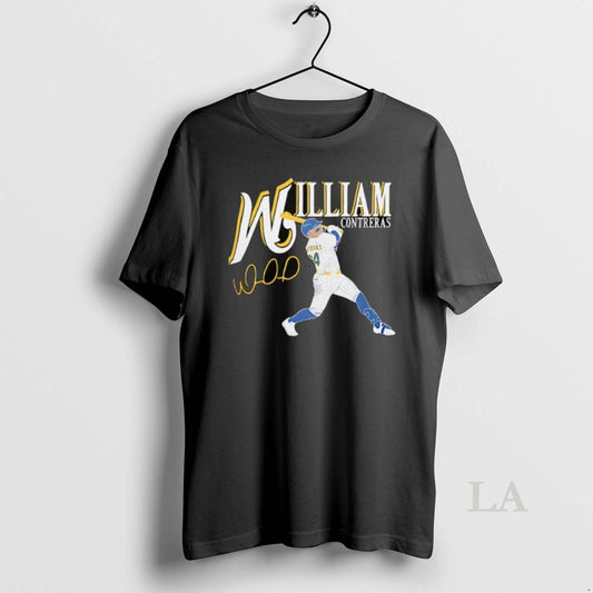Original William Contreras 24 Milwaukee Brewers Baseball Signature - clothing by TeeHivey.com