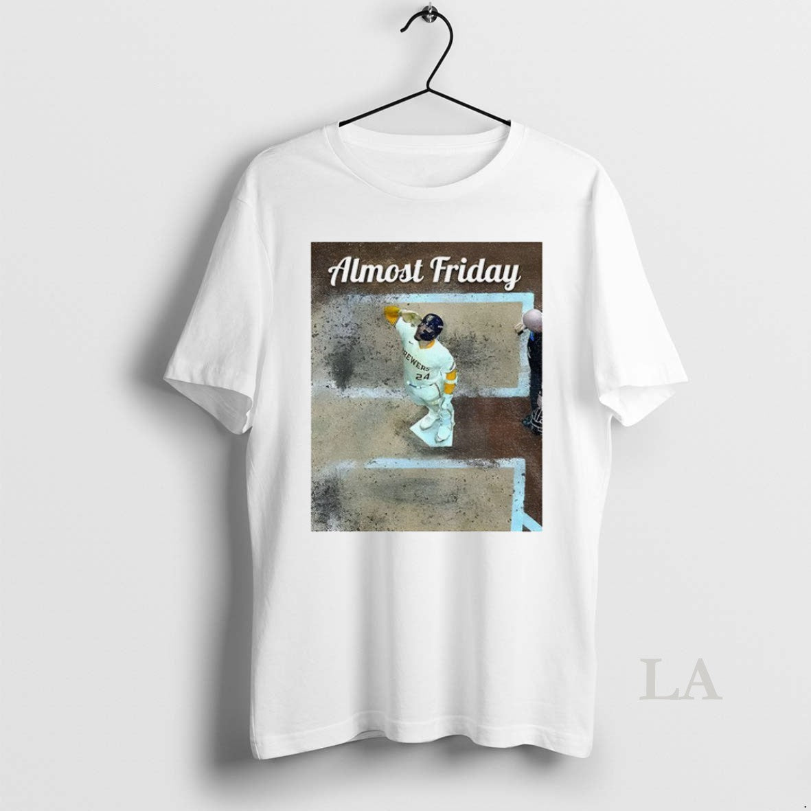 Original William Contreras Milwaukee Brewers Almost Friday 2025 - clothing by TeeHivey.com