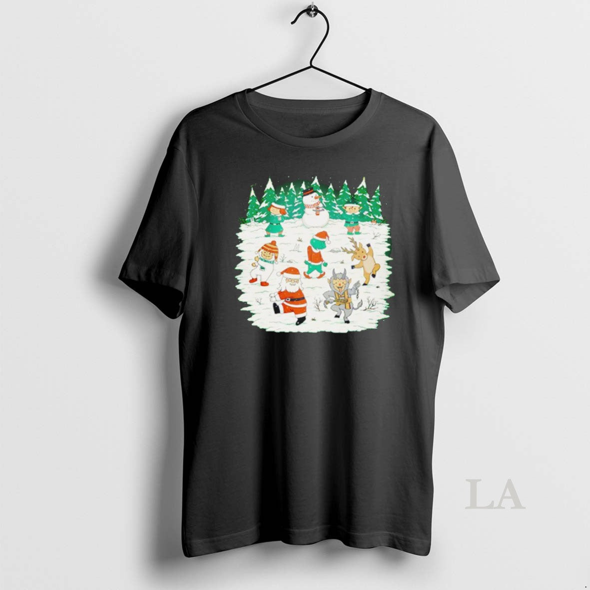 Original X Mas Dance Santa Claus Krampus The Grinch And More - clothing by TeeHivey.com
