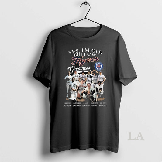 Original Yes Im Old But I Saw Detroit Tigers Greatness 2025 Postseason Signatures Long Sleve - clothing by TeeHivey.com