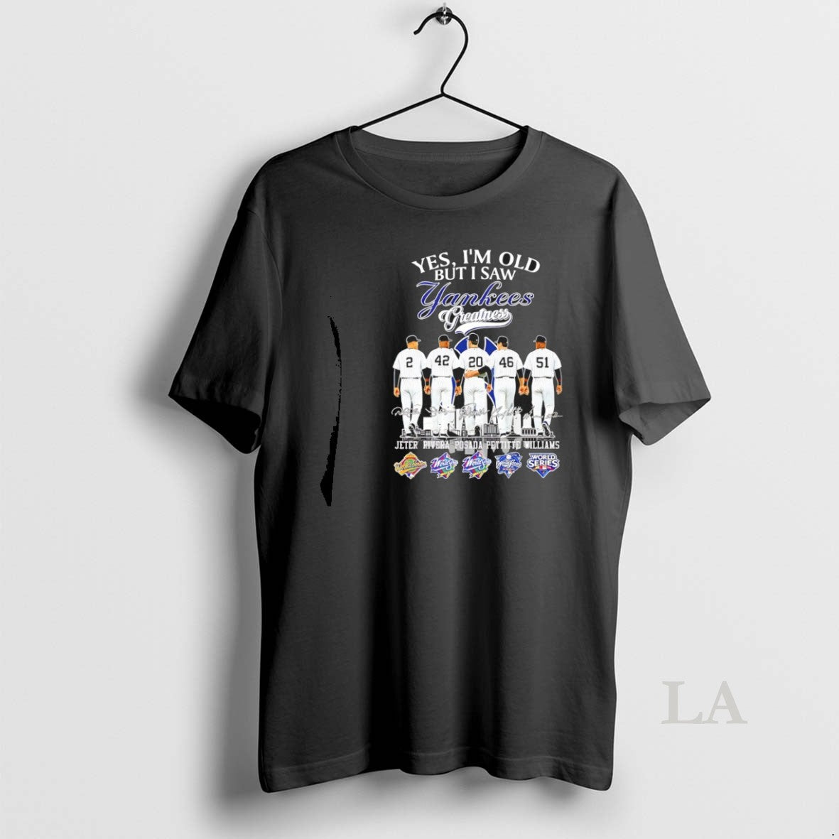 Original Yes Im Old But I Saw Yankees Greatness Legends 5x World Series Signatures - clothing by TeeHivey.com