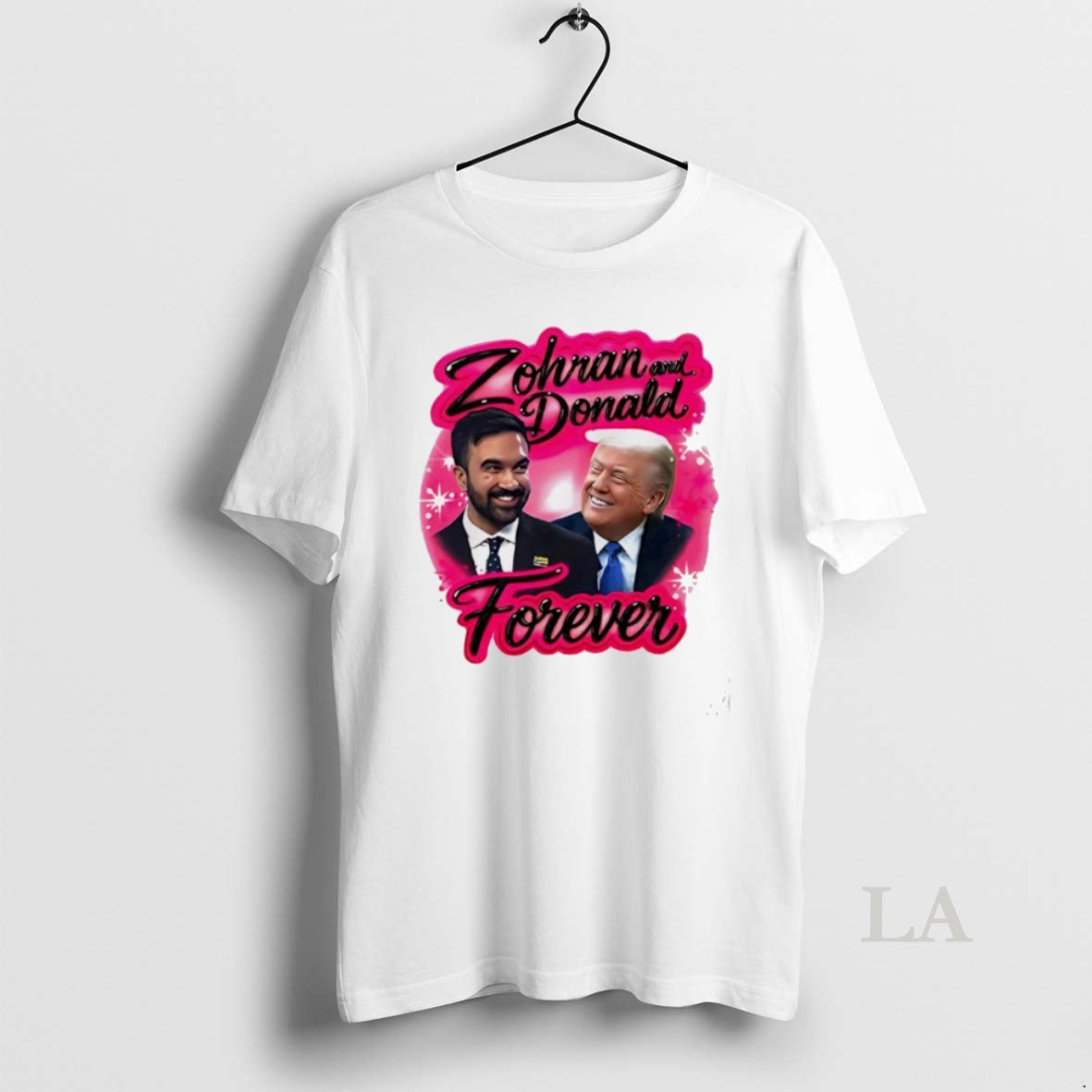 Original Zohran Mamdani And Donald Trump Forever Airbrush - clothing by TeeHivey.com