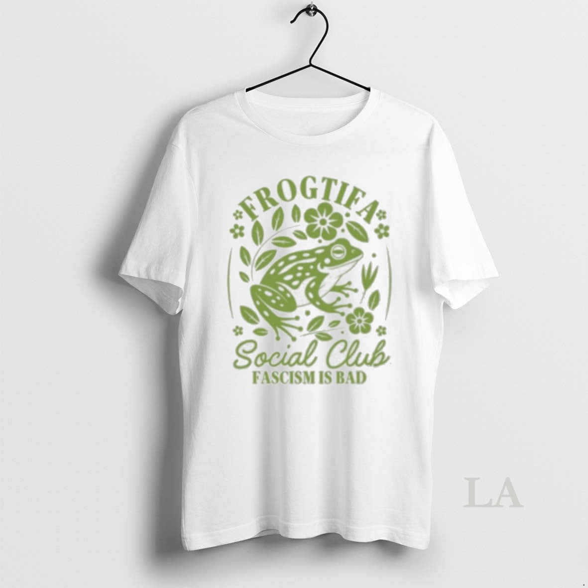 Original Frogtifa Social Club Fascism Is Bad Floral Frog Anti Ice - clothing by TeeHivey.com