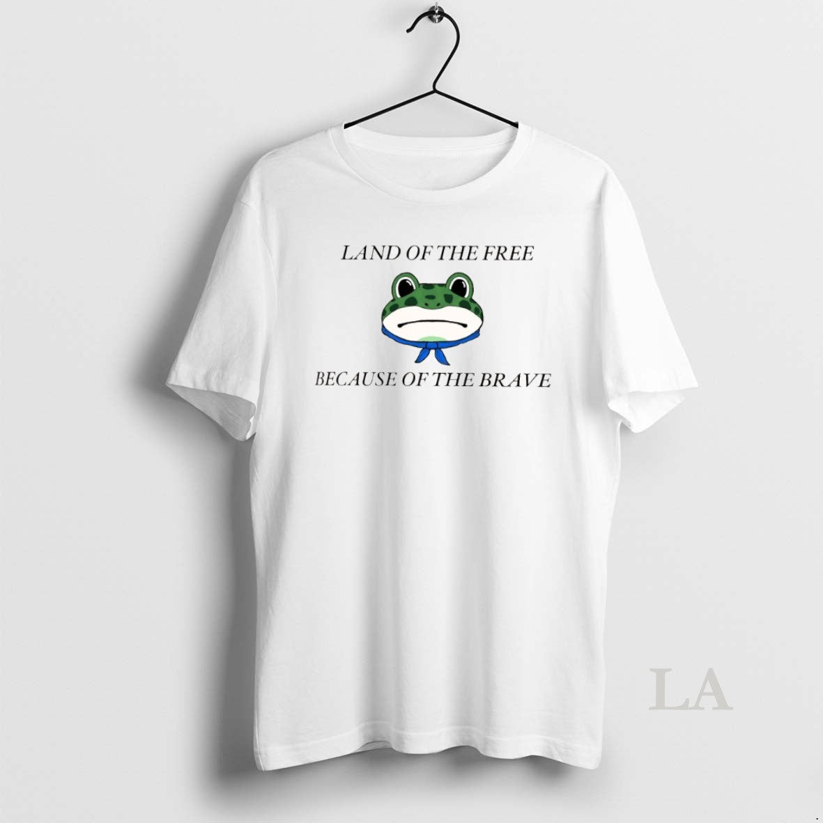 Original Land Of The Free Because Of The Brave Portland Frog Protest - clothing by TeeHivey.com