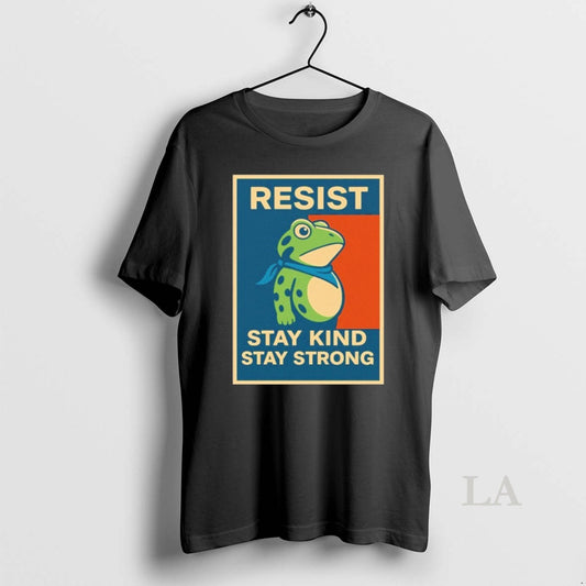 Original Resist Stay Kind Stay Strong Portland Frog - clothing by TeeHivey.com