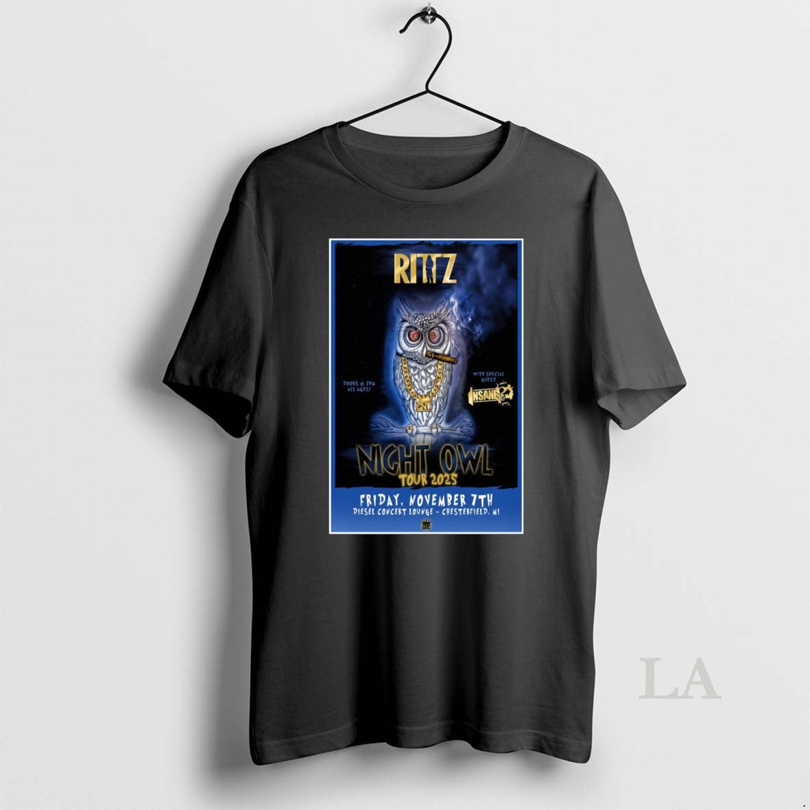 Original Ritz Chesterfield Mi November 7 2025 Concert - clothing by TeeHivey.com