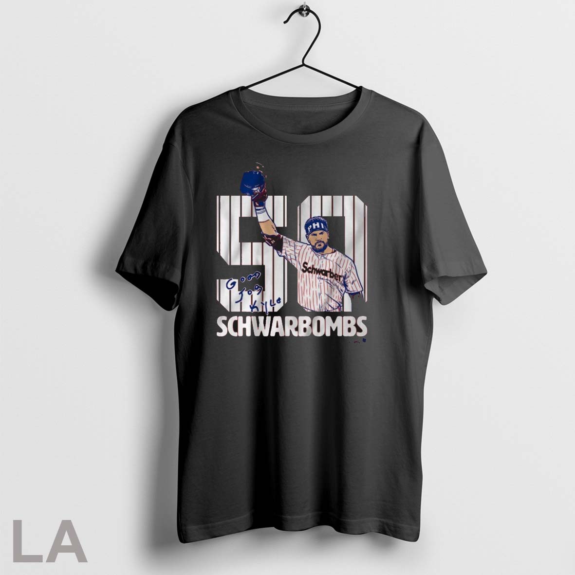 Orriginal Kyle Schwarber 50 Schwarbombs Philadelphia Phillies Mlb Signature - clothing by TeeHivey.com