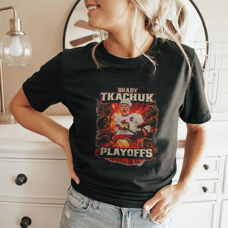 Ottawa Senators Brady Tkachuk Playoffs T Shirt
