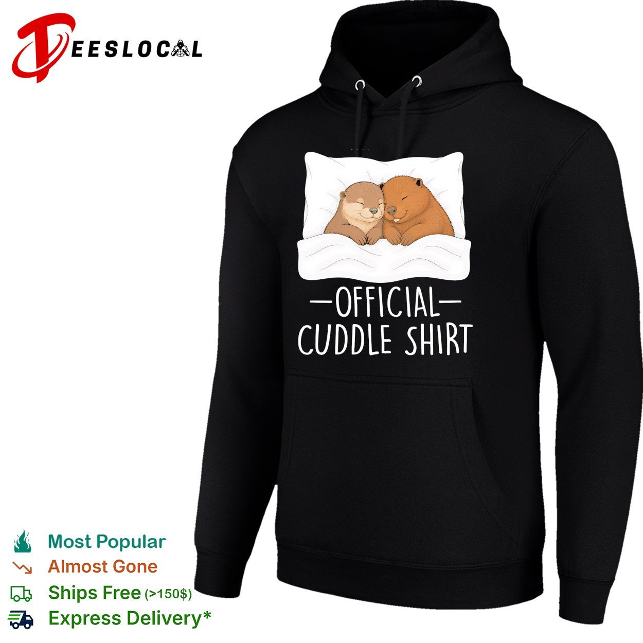 Otter and bear official cuddle shirt