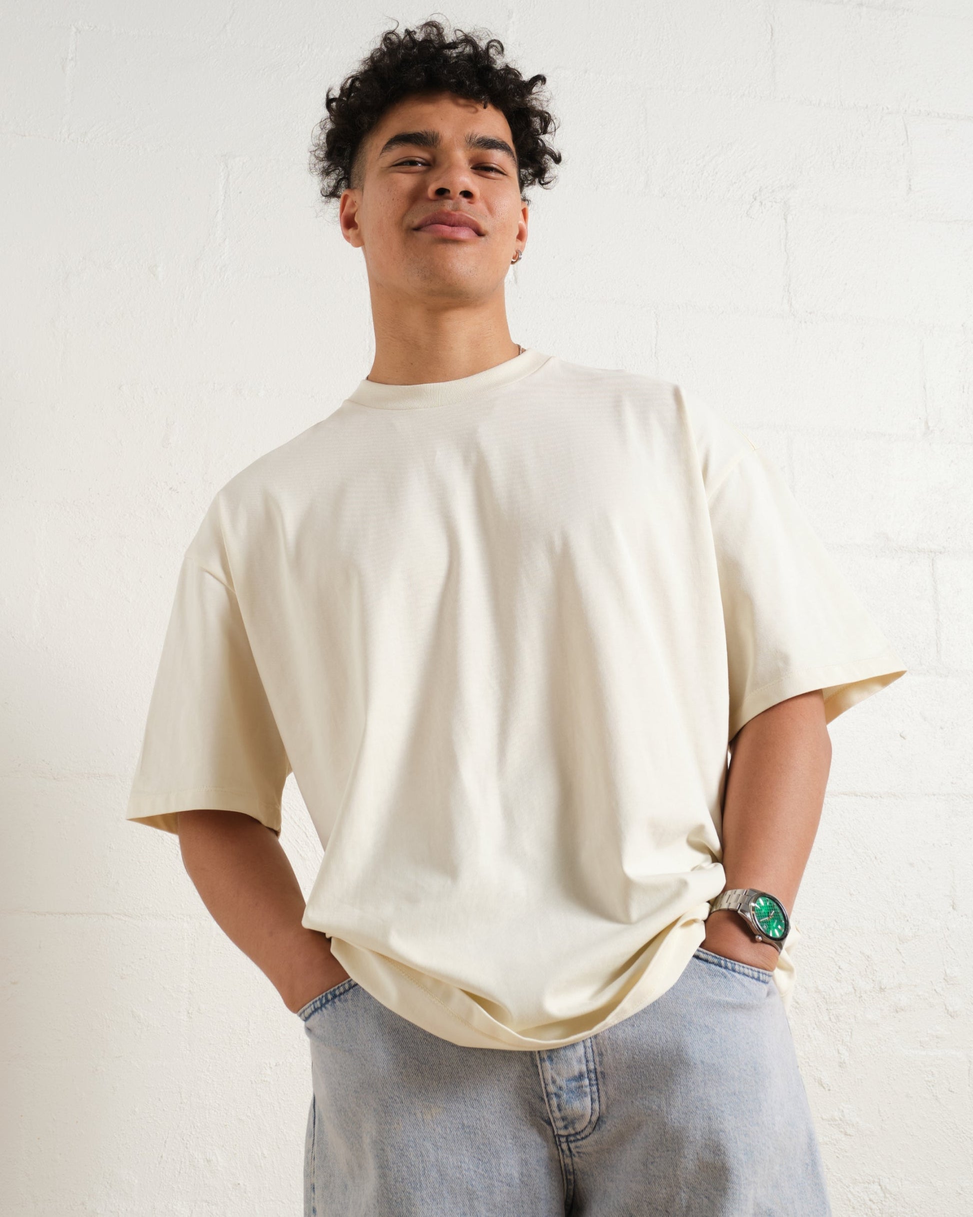 Oversized Tee 2 Pack: Powder Blue, Natural