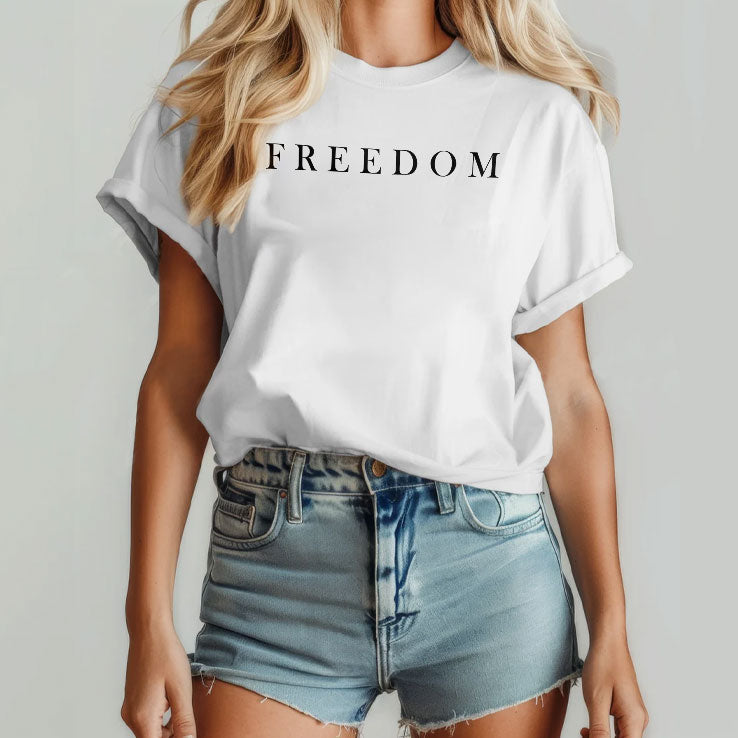 Freedom Echoing Her Battle Cry Erika Kirk T Shirt