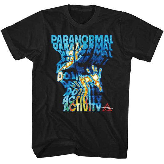 Paranormal Activity - Heat Signature - American Classics - Solid Black Adult Short Sleeve T-Shirt (Image 1)
