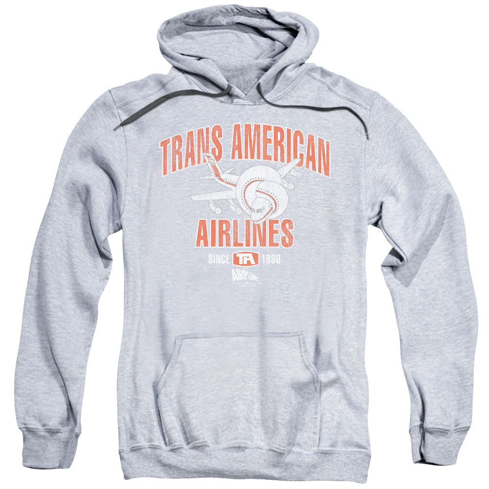 Airplane Trans American Mens Hoodie Athletic Heather