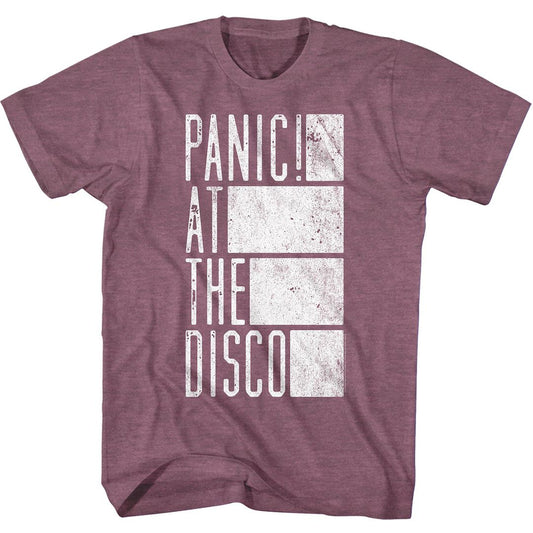 Panic At The Disco - Box - Short Sleeve - Heather - Adult - T-Shirt - clothing by TeeHivey.com