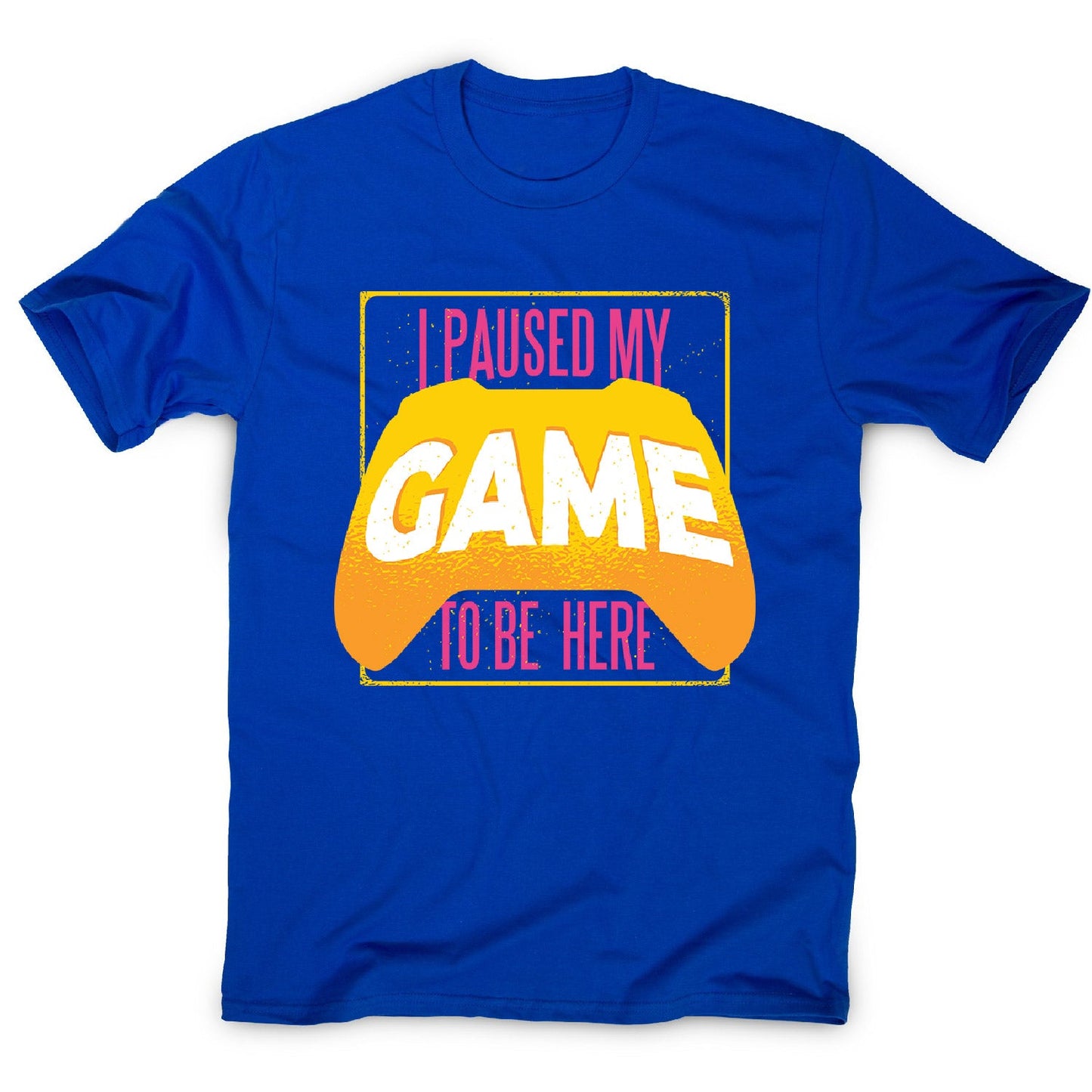 Paused game - men's funny premium t-shirt
