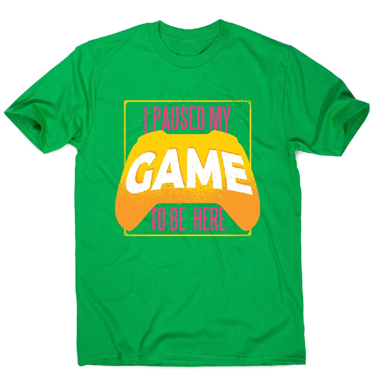 Paused game - men's funny premium t-shirt