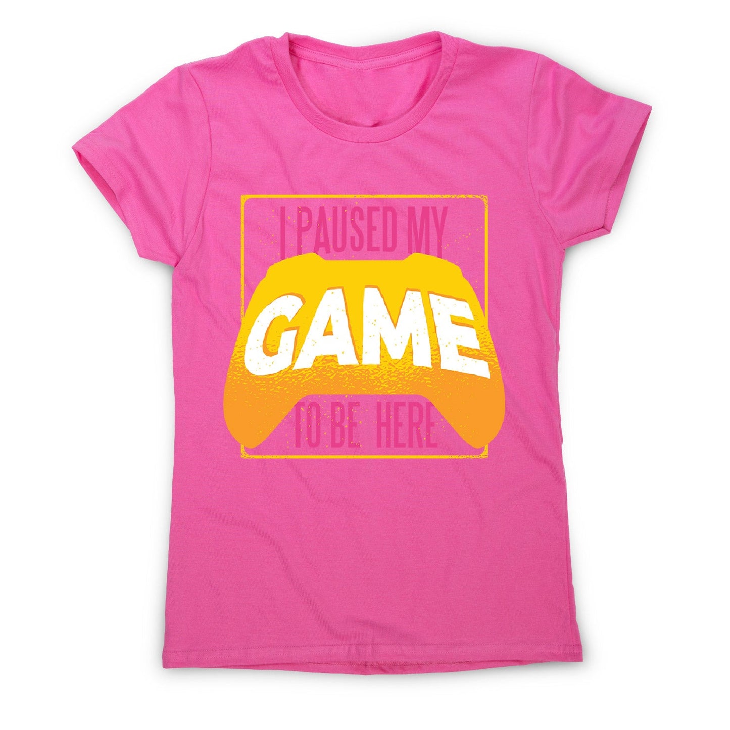 Paused game - women's funny premium t-shirt