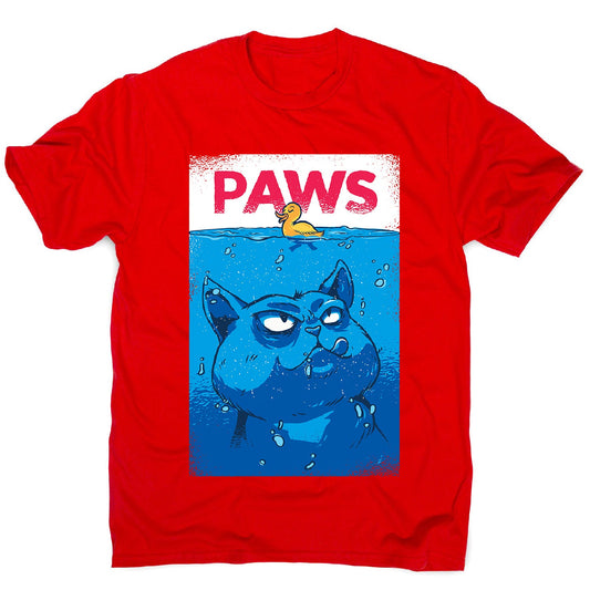 Paws - men's funny premium t-shirt