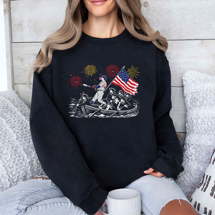 PCA Cubs Crossing The Delaware 4th of July T Shirt