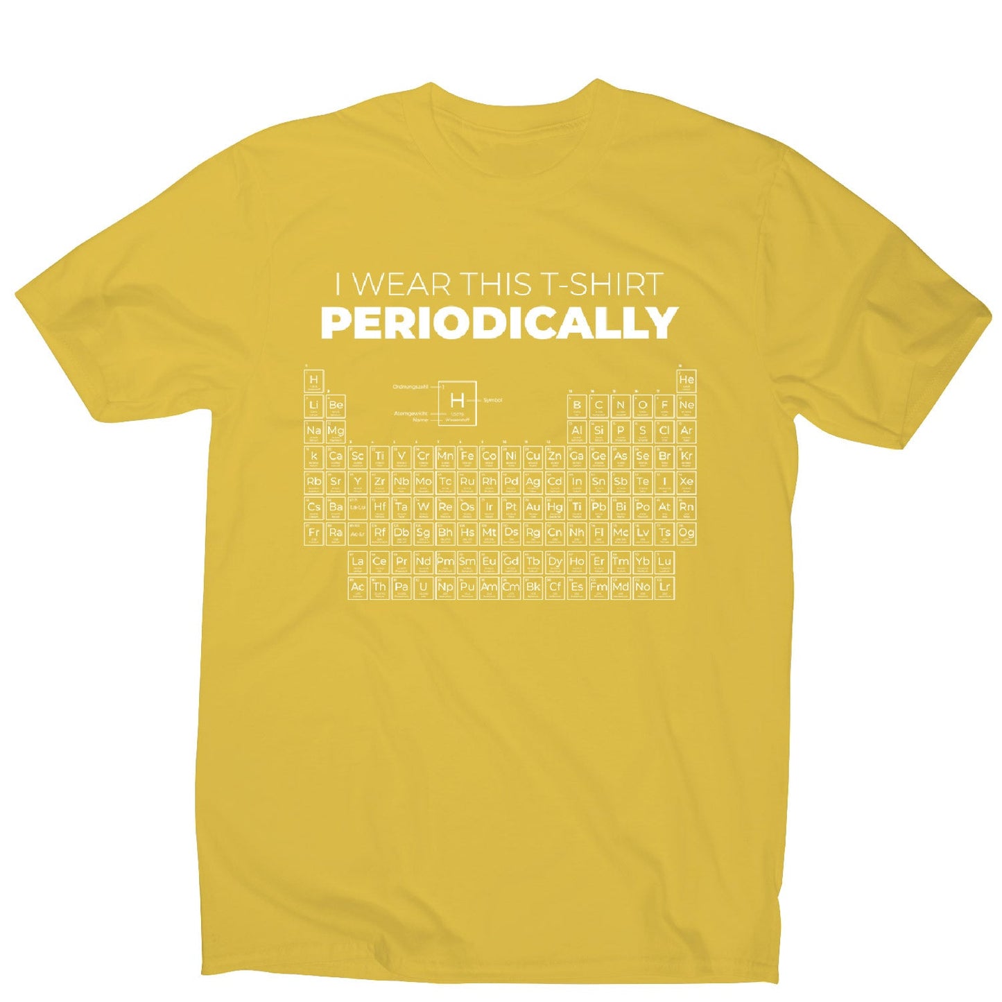 Periodic table - men's funny premium t-shirt